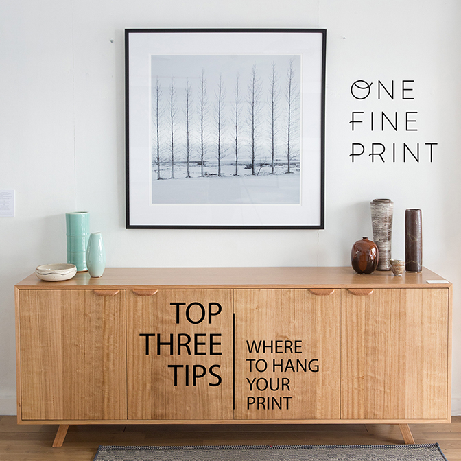 Where do I put my print? One Fine Print Art Prints Australia
