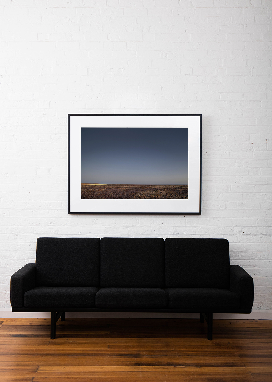 Framed Truck Lights Art Print